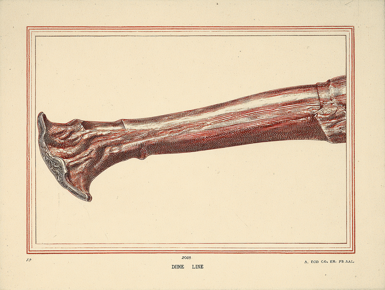A close detail of a Regency sabre leg — Greek klismos-derived curving form on a chair