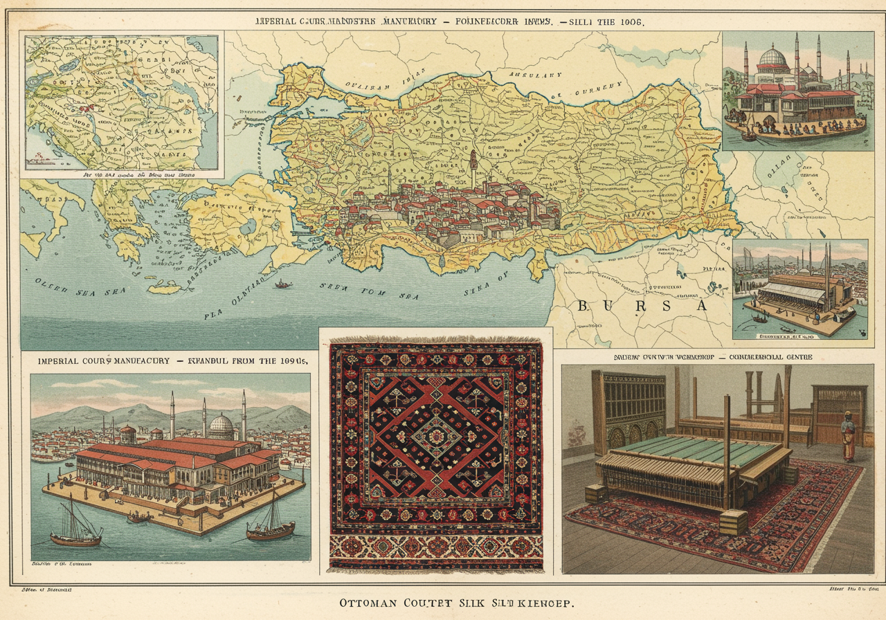 A Victorian connoisseur's portfolio on the Ottoman court workshops — Hereke / Kum Kapı / Sivas / Bursa