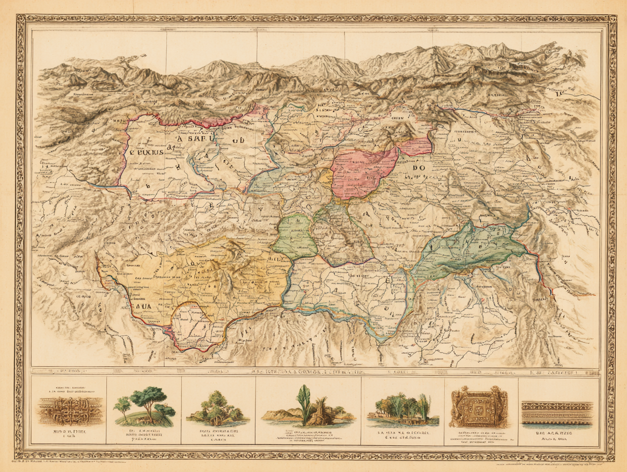 A Victorian connoisseur's portfolio on the eastern Caucasian region — Shirvan / Kuba / Daghestan / Baku